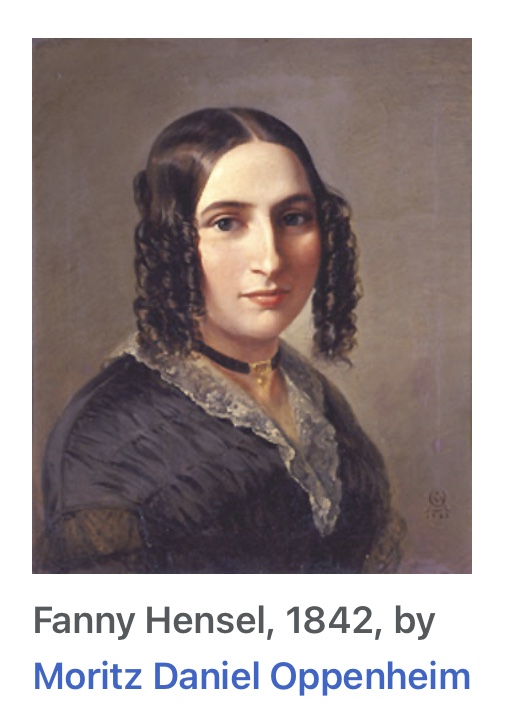 Women in Music: Fanny Mendelssohn Hensel Born Nov 14, 1805